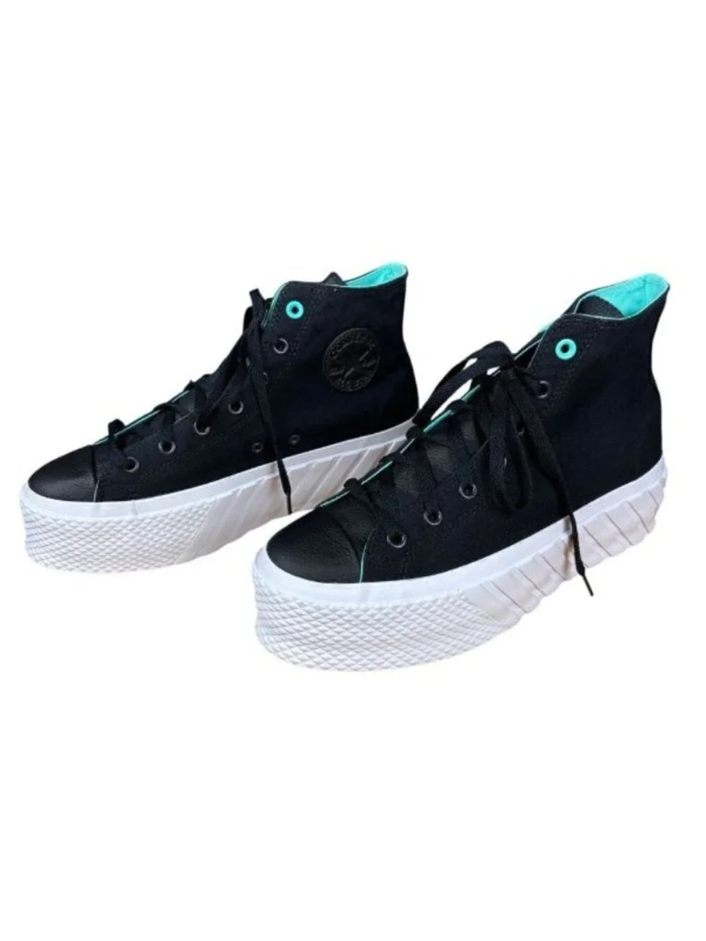 Converse Chuck Taylor All Star Lift 2X Hi – Sz 10.5 Women / 8.5 Men (Excellent)